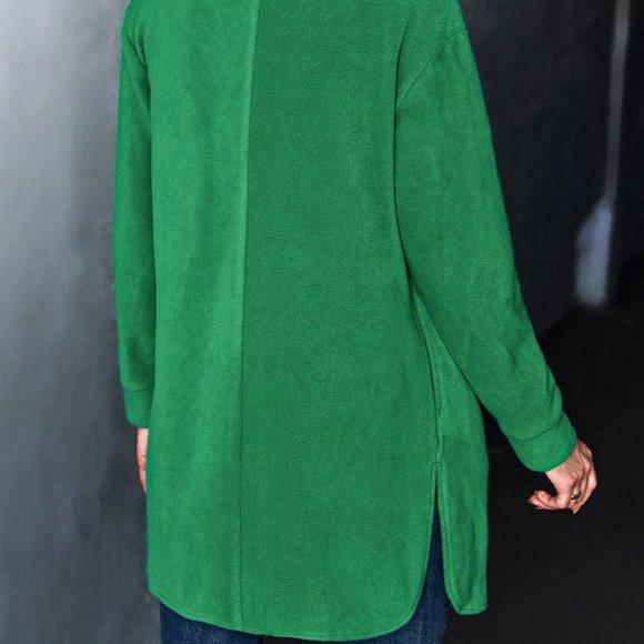 green button coat casual boho fall winter - Picture 5 of 6